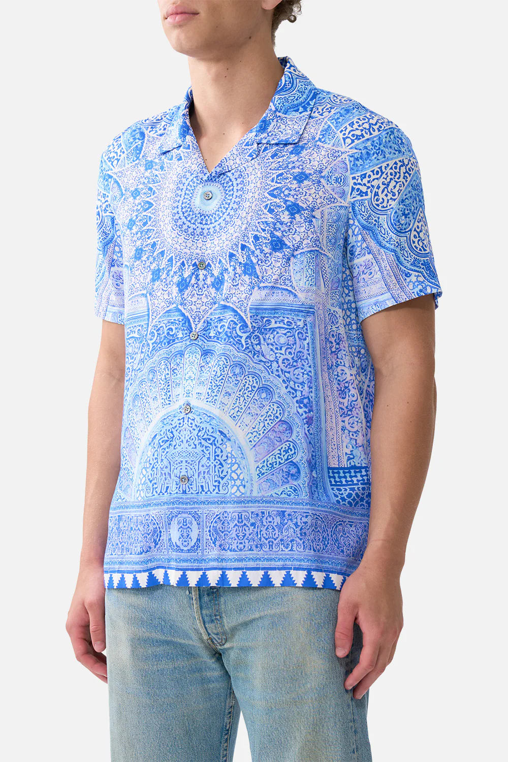 SHORT SLEEVE CAMP COLLARED SHIRT THE BOSPHOROUS - Image 5