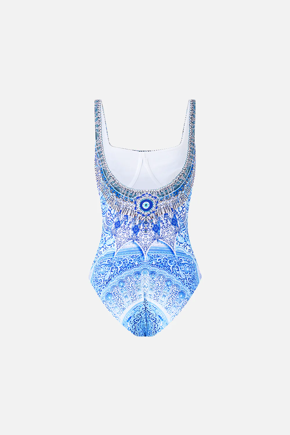 UNDERWIRE SQUARE NECK ONE PIECE WITH SCOOP BACK THE BOSPHOROUS - Image 6