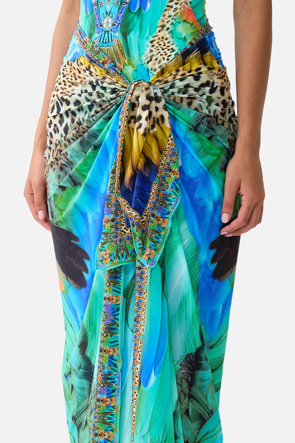 MULTI WEAR LONG SARONG JUNGLE FLIGHT - Image 5