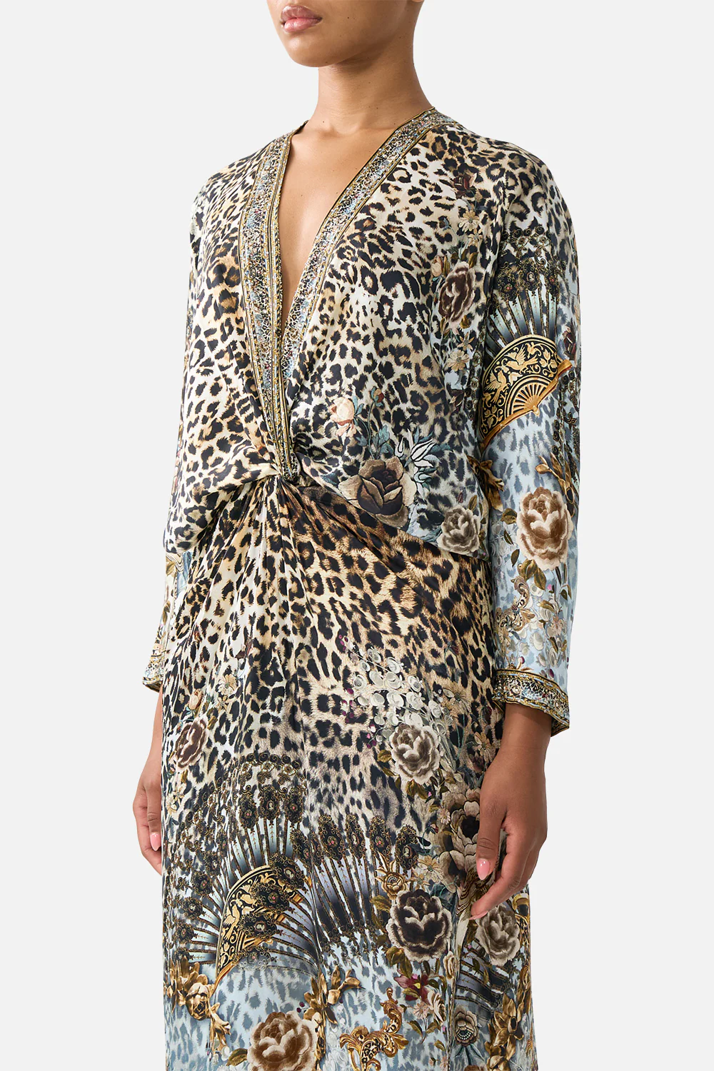 TWIST FRONT BATWING DRESS FIESTA, SIESTA, REPEAT - Image 5