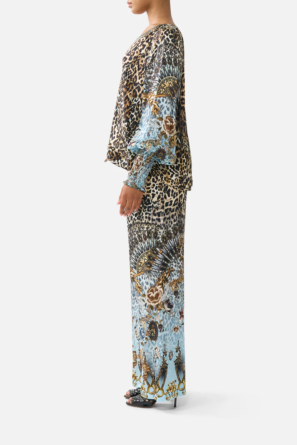 SHIRRED CUFF BLOUSE FIESTA, SIESTA, REPEAT - Image 4