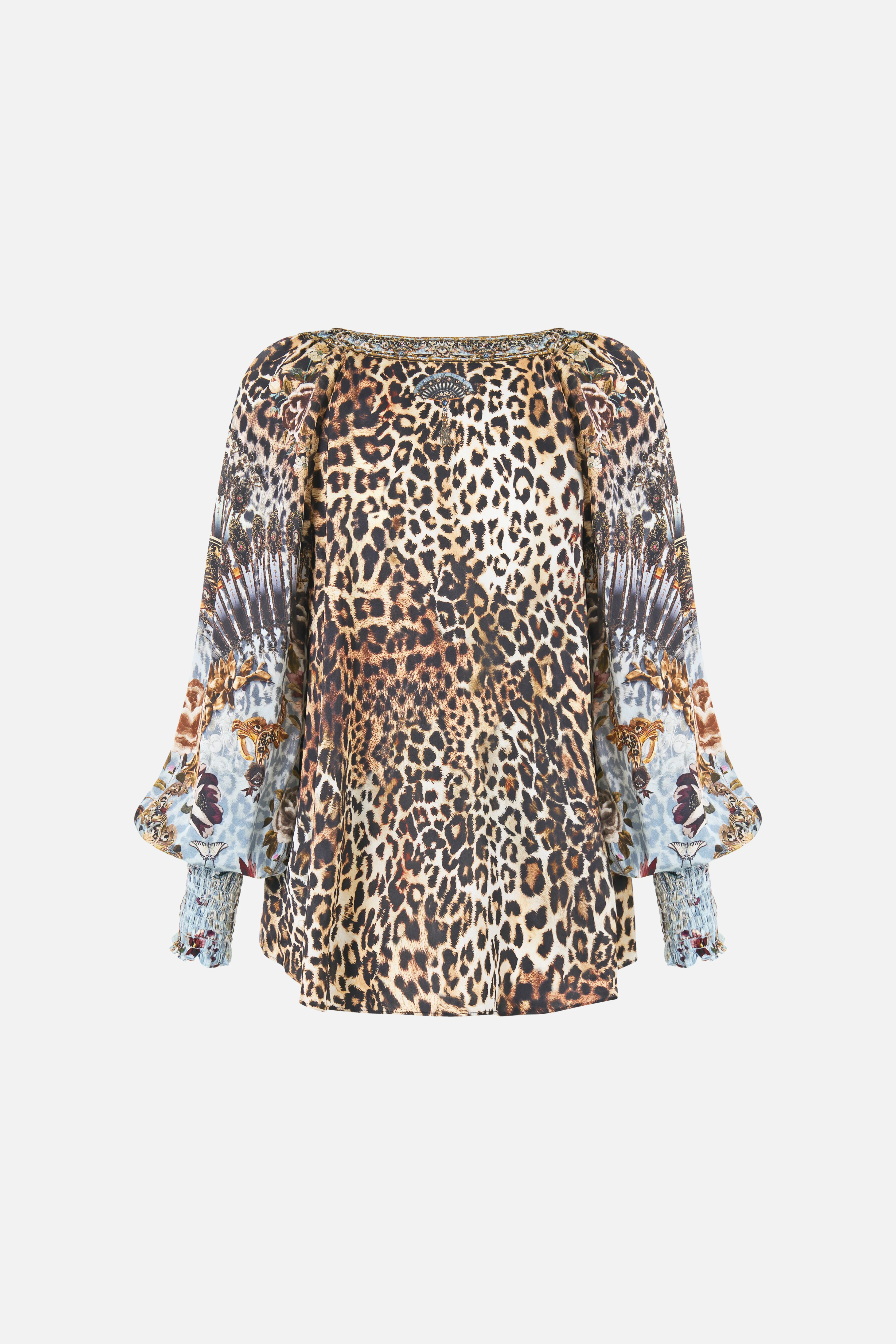 SHIRRED CUFF BLOUSE FIESTA, SIESTA, REPEAT - Image 6