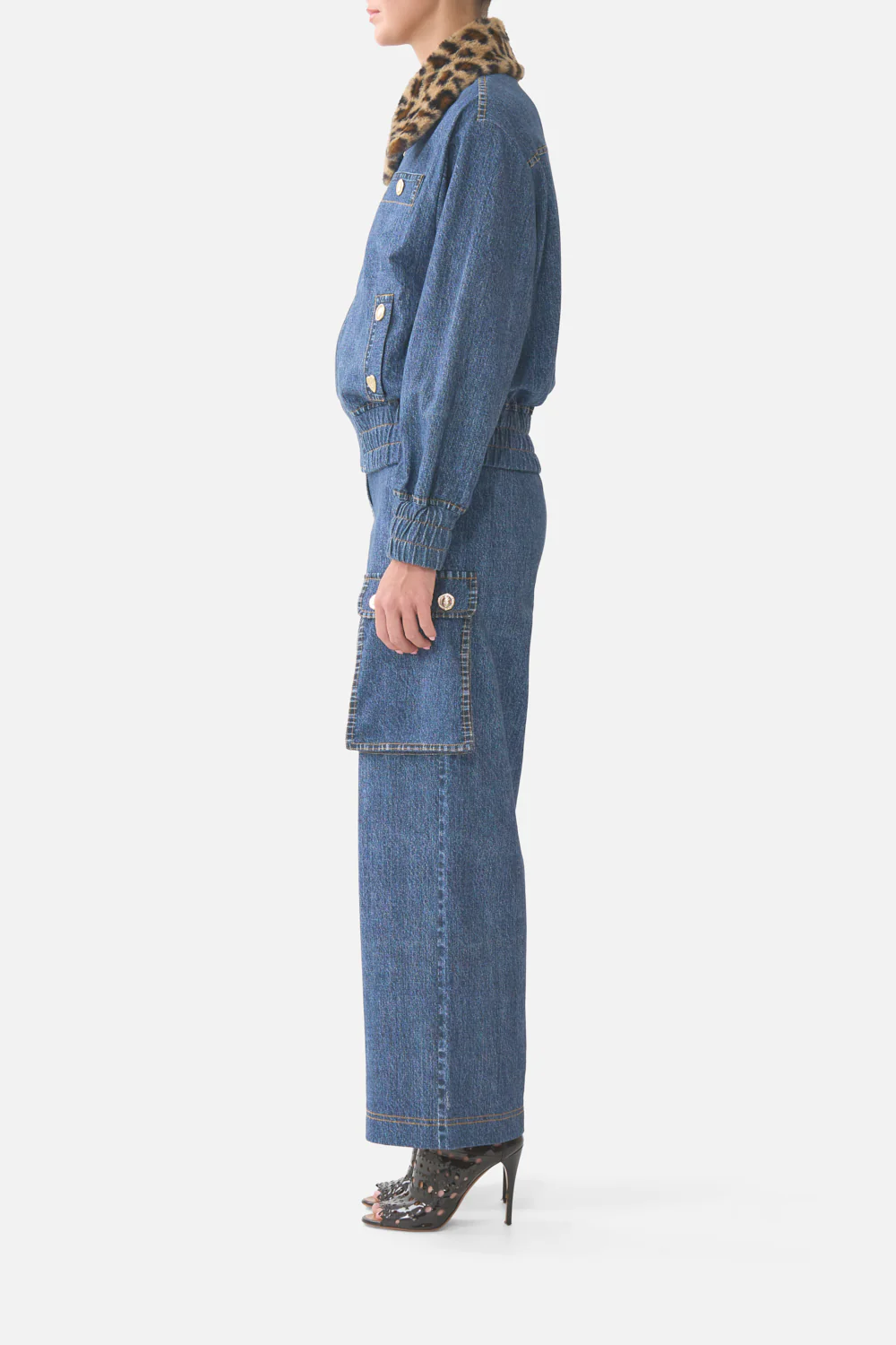 TERRY BOMBER JACKET WITH POCKET DETAILS FIESTA, SIESTA, REPEAT - Image 4