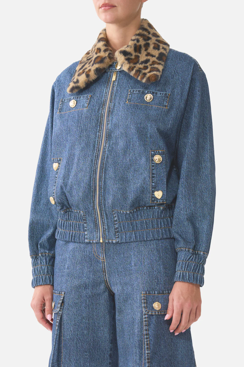 TERRY BOMBER JACKET WITH POCKET DETAILS FIESTA, SIESTA, REPEAT - Image 5