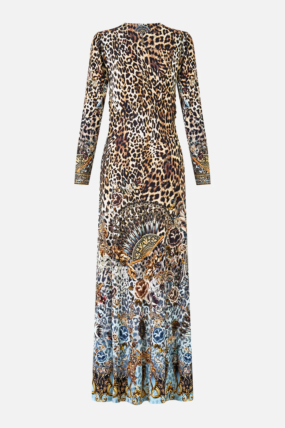 GATHERED JERSEY LONG DRESS FIESTA, SIESTA, REPEAT - Image 6