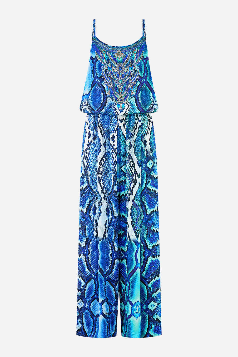 SHOESTRING STRAP JUMPSUIT THE SAPPHIRE SERPENT - Image 3