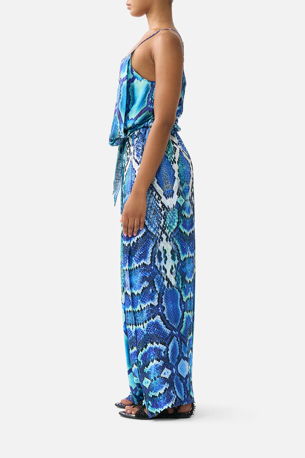 SHOESTRING STRAP JUMPSUIT THE SAPPHIRE SERPENT - Image 4