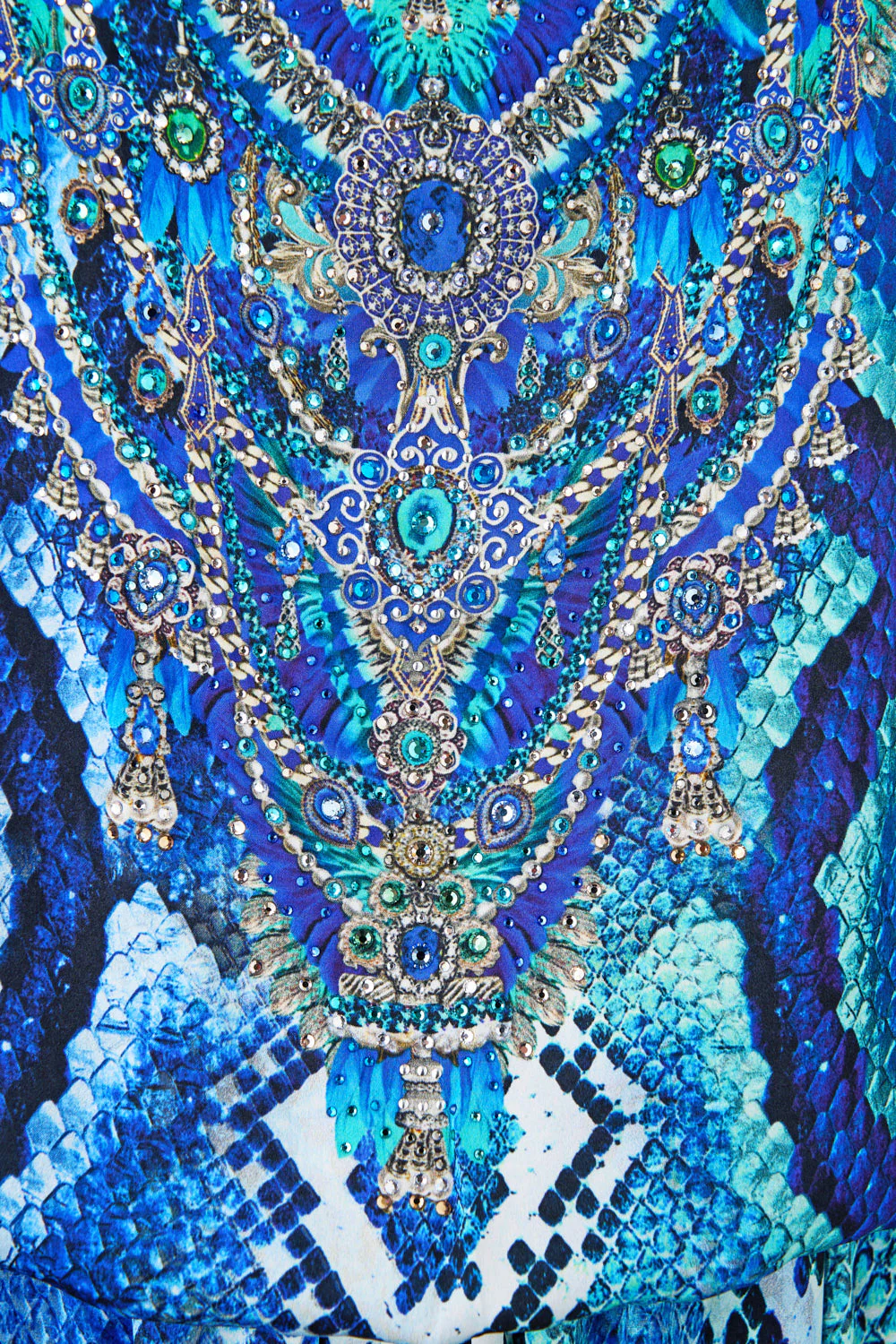 SHOESTRING STRAP JUMPSUIT THE SAPPHIRE SERPENT - Image 7