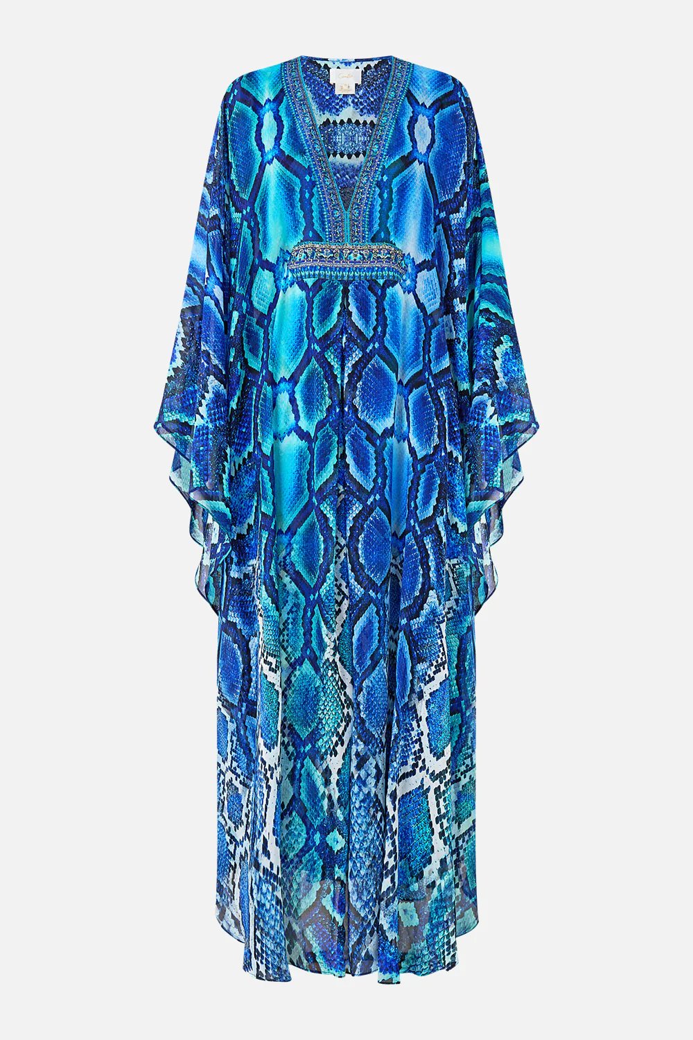 LONG KAFTAN WITH WAIST DETAIL THE SAPPHIRE SERPENT - Image 3