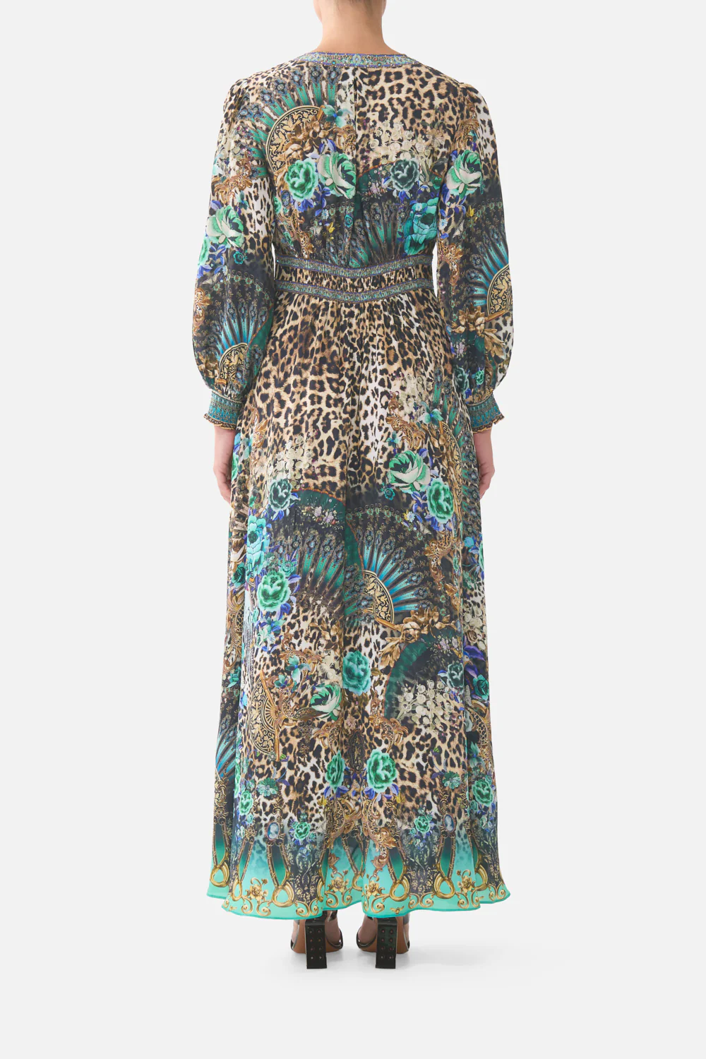 BUTTON DRESS WITH SHAPED WAISTBAND FLAMENCO EUPHORIA - Image 2
