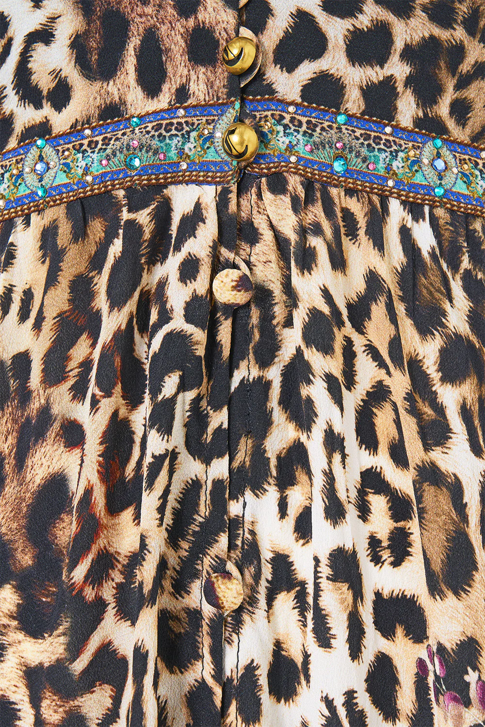 BUTTON DRESS WITH SHAPED WAISTBAND FLAMENCO EUPHORIA - Image 7
