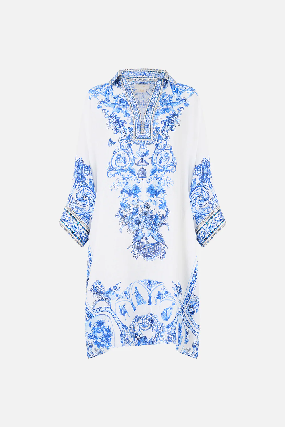 WIDE BODY COLLARED KAFTAN CERAMIC PANORAMIC - Image 3