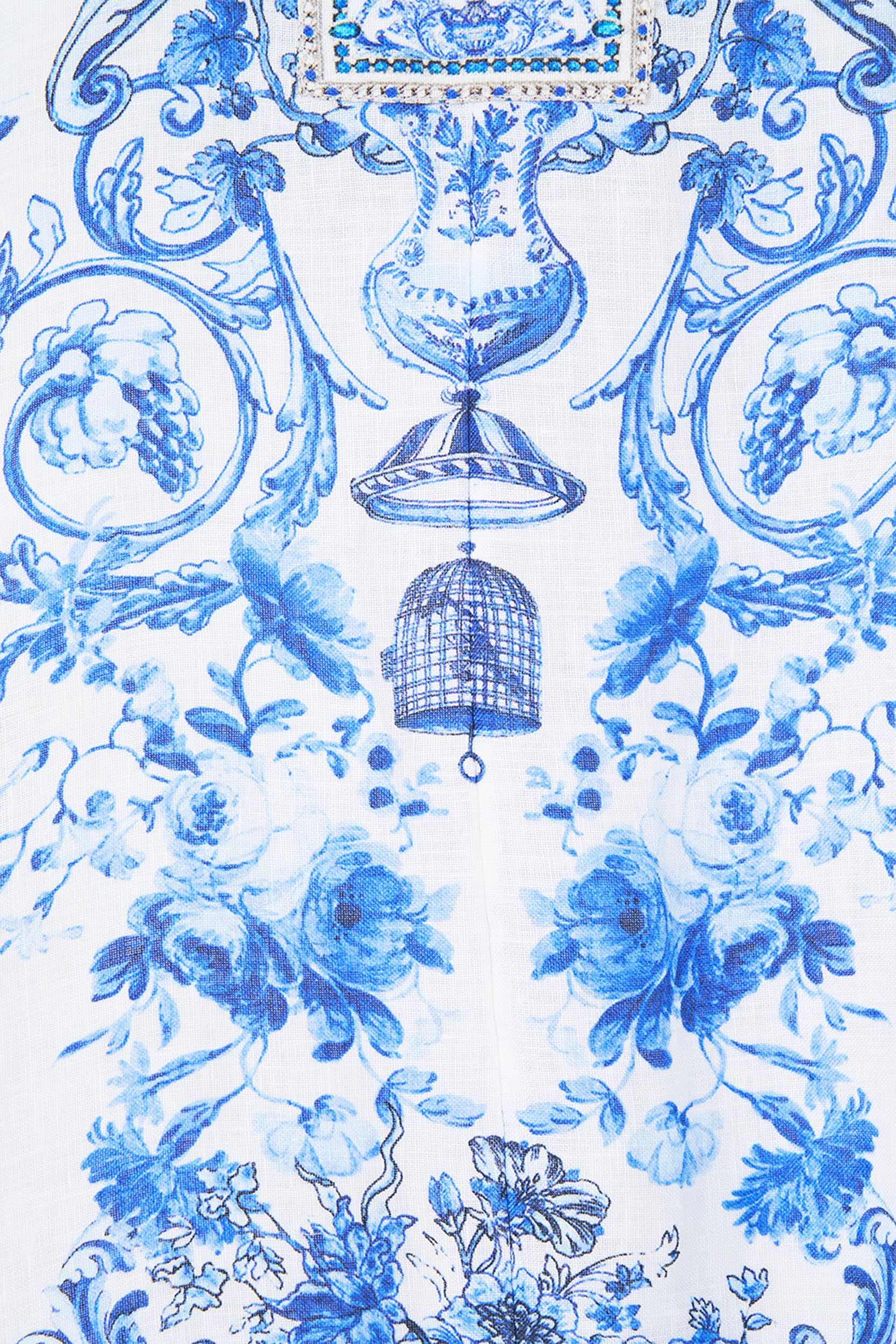 WIDE BODY COLLARED KAFTAN CERAMIC PANORAMIC - Image 7
