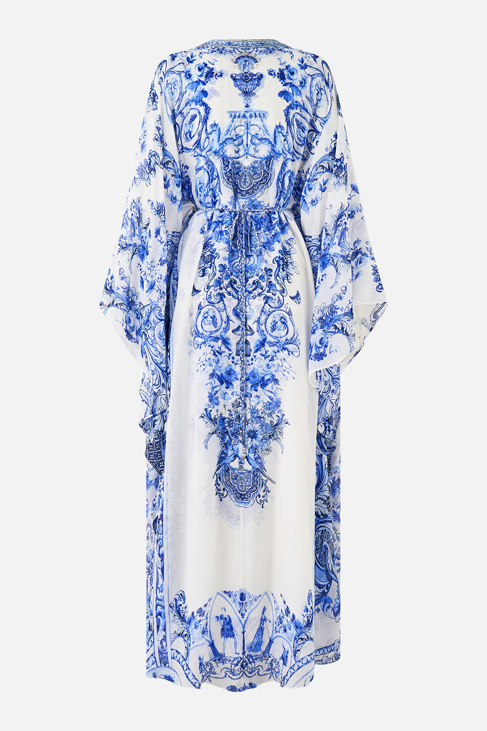 LONG KAFTAN WITH WAIST DETAIL CERAMIC PANORAMIC - Image 6