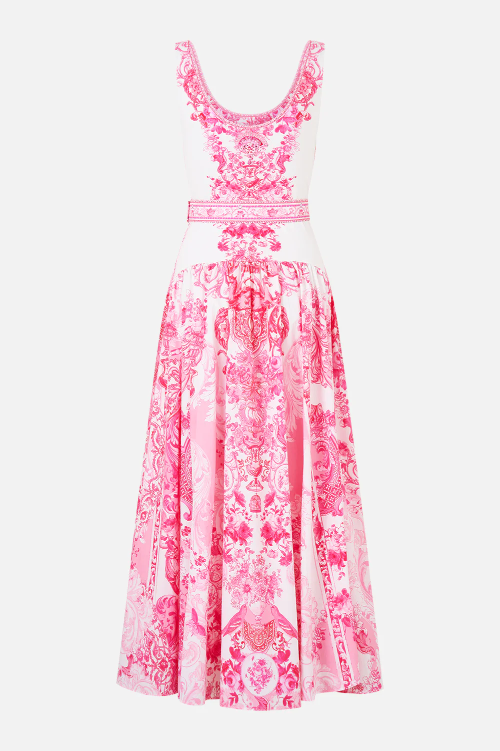JERSEY TANK DRESS WITH CONTRAST SKIRT LIVIN LA VIDA ROSA - Image 6