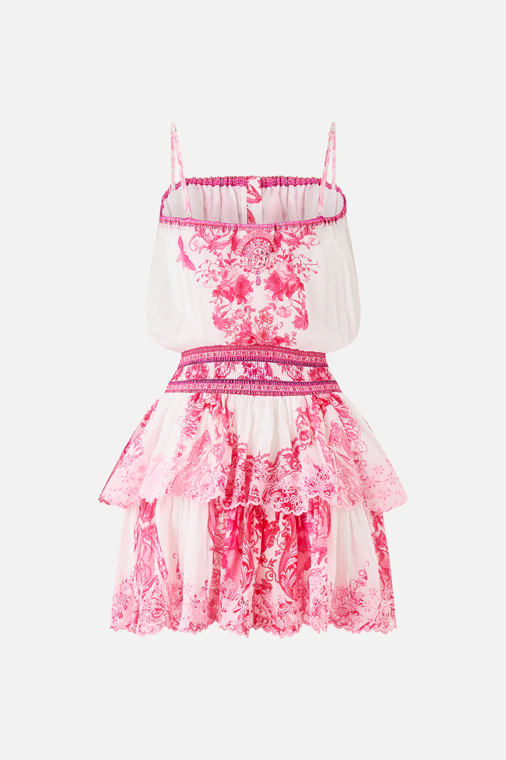 SHIRRED WAIST MINI DRESS LIVIN LA VIDA ROSA - Image 6