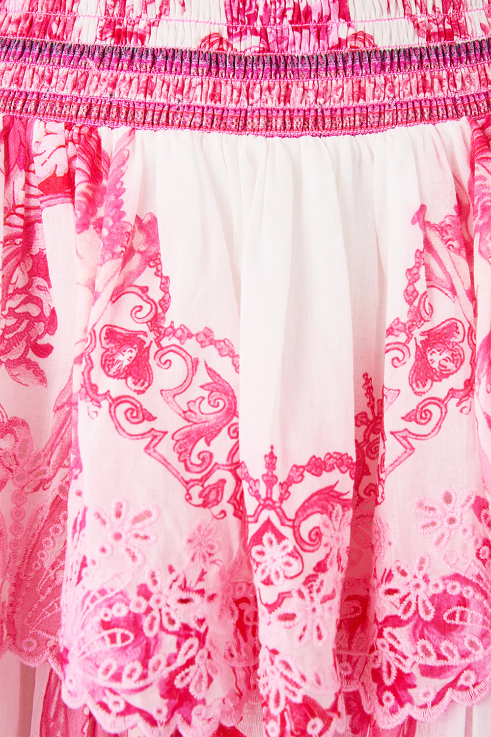 SHIRRED WAIST MINI DRESS LIVIN LA VIDA ROSA - Image 7