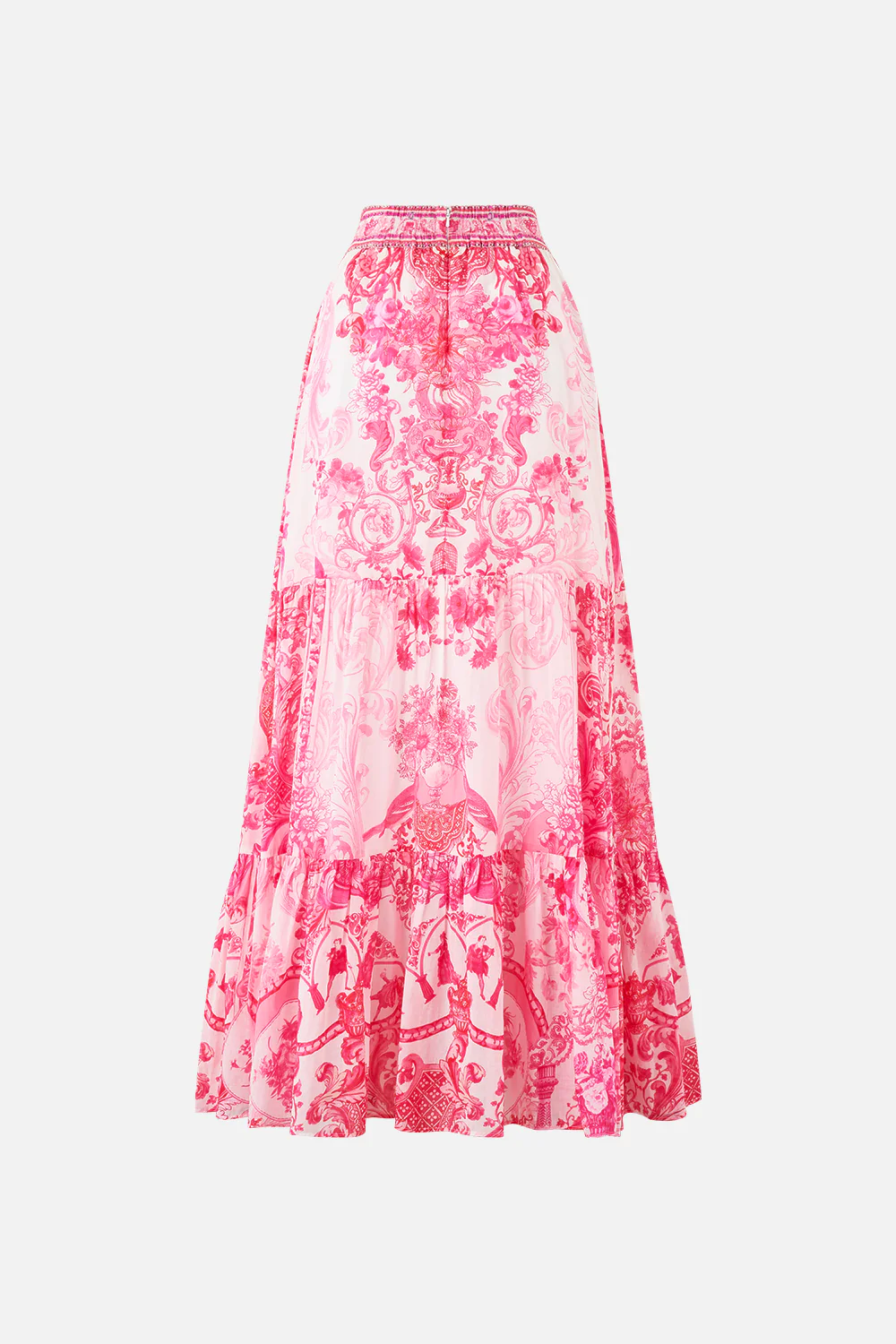 HIGH WAISTED TIERED SKIRT LIVIN LA VIDA ROSA - Image 6