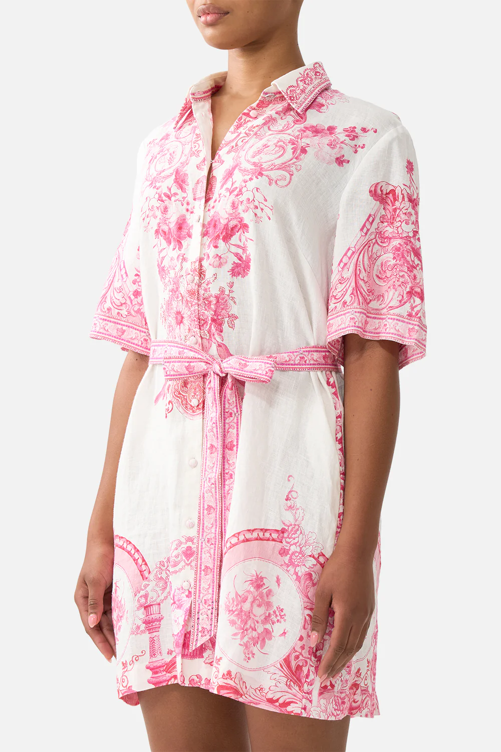 SHORT SHIRT DRESS LIVIN LA VIDA ROSA - Image 5