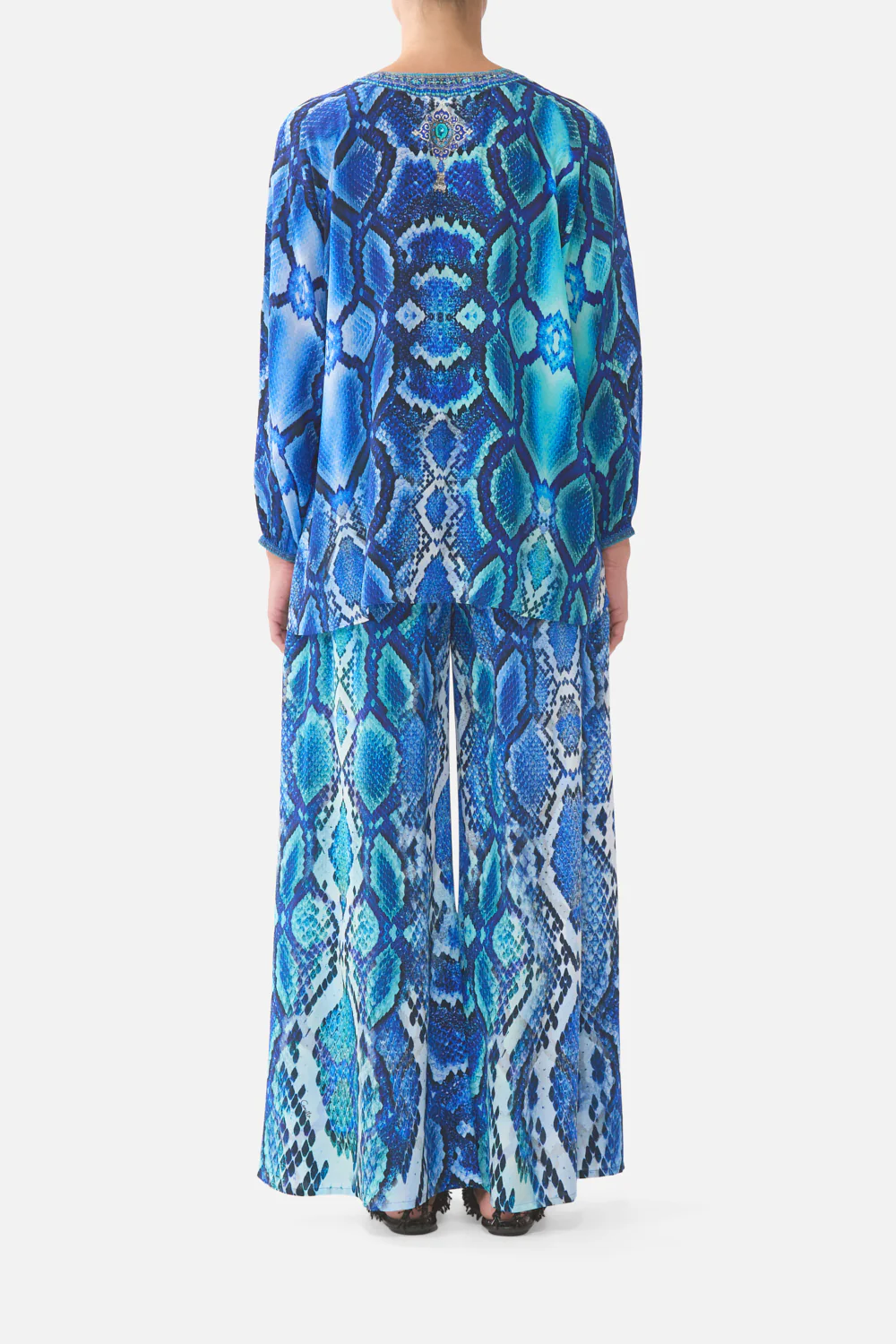 SHIRRED WAIST PANT THE SAPPHIRE SERPENT - Image 2