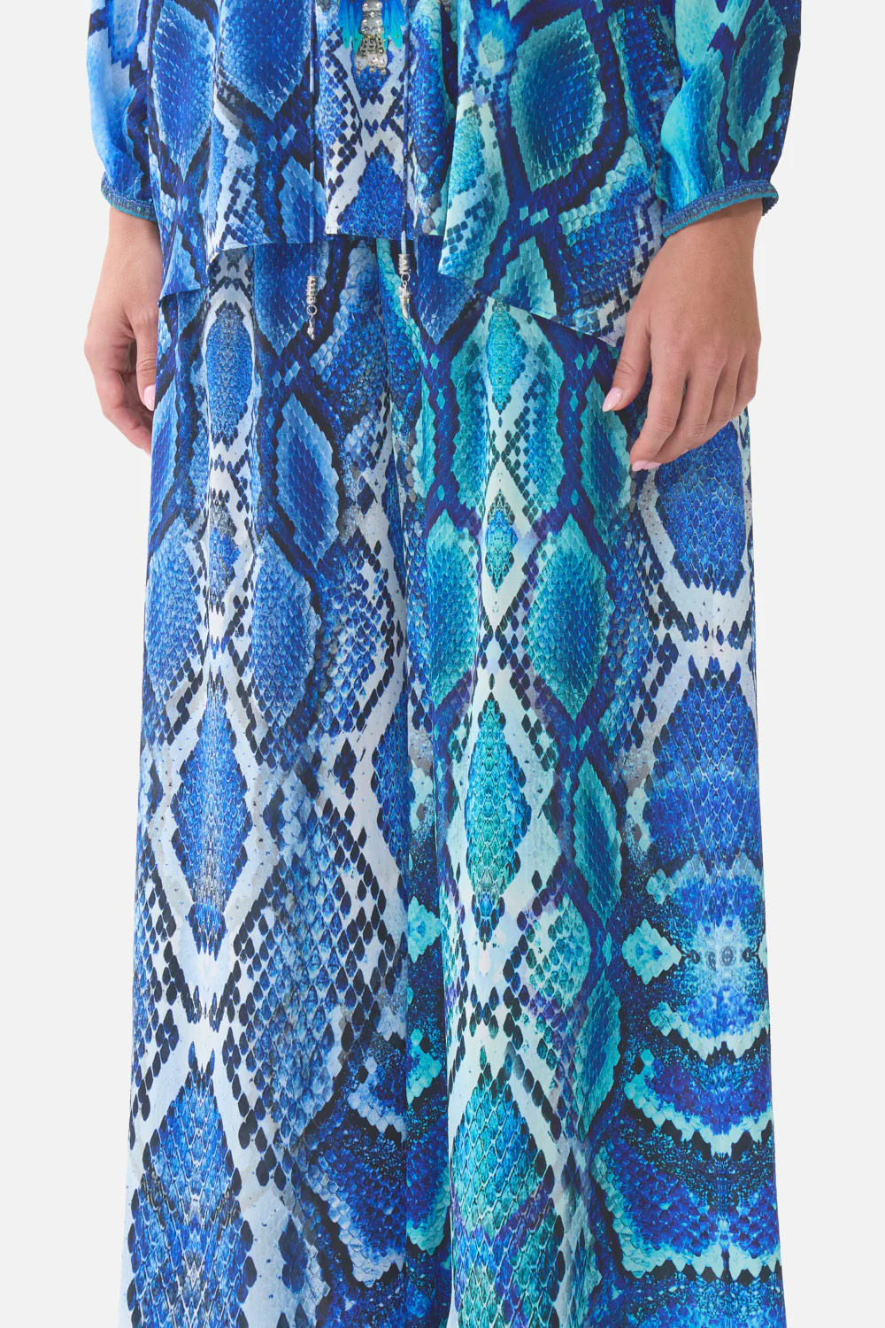 SHIRRED WAIST PANT THE SAPPHIRE SERPENT - Image 5