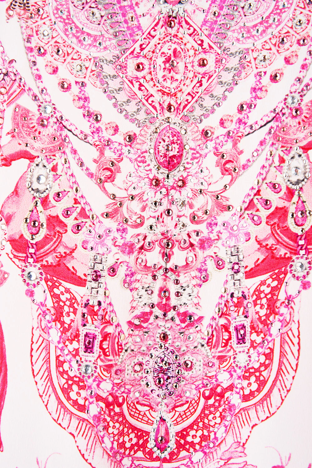 V NECK FLARED JUMPSUIT LIVIN LA VIDA ROSA - Image 7