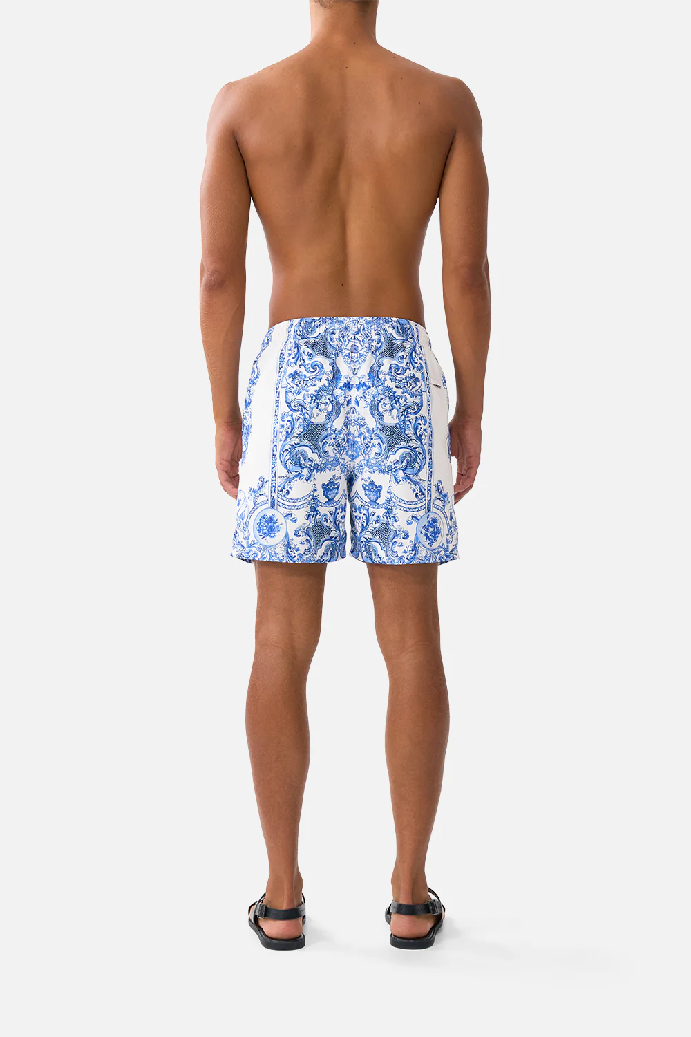 MID LENGTH BOARDSHORT WITH ELASTIC WAIST CERAMIC PANORAMIC - Image 2