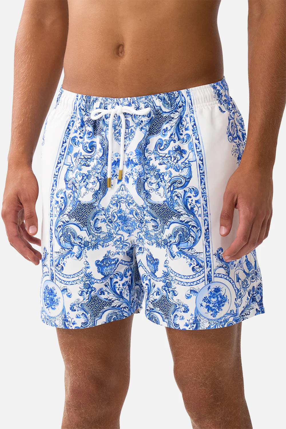 MID LENGTH BOARDSHORT WITH ELASTIC WAIST CERAMIC PANORAMIC - Image 5
