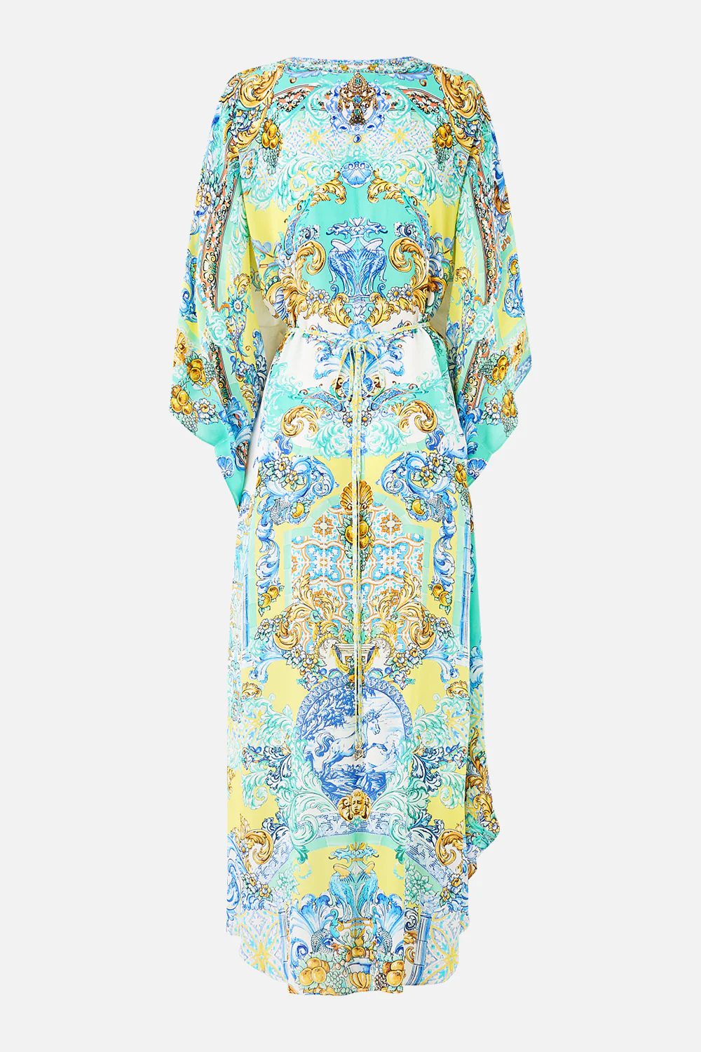 GATHERED WAIST KAFTAN DIAL UP THE TILES - Image 6