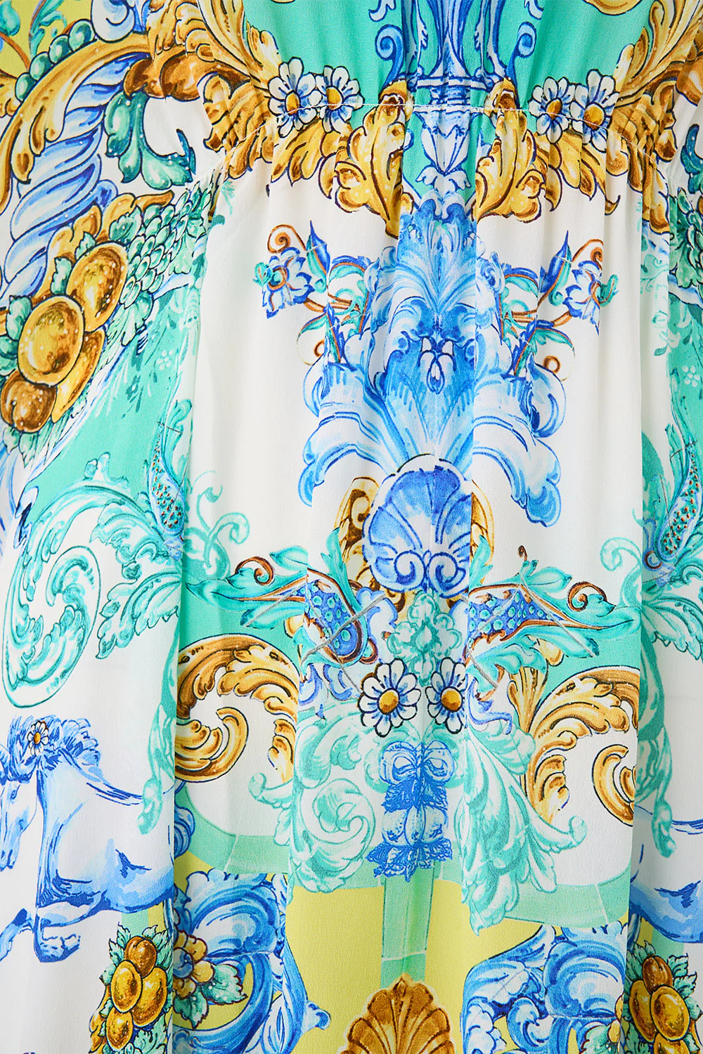 GATHERED WAIST KAFTAN DIAL UP THE TILES - Image 7