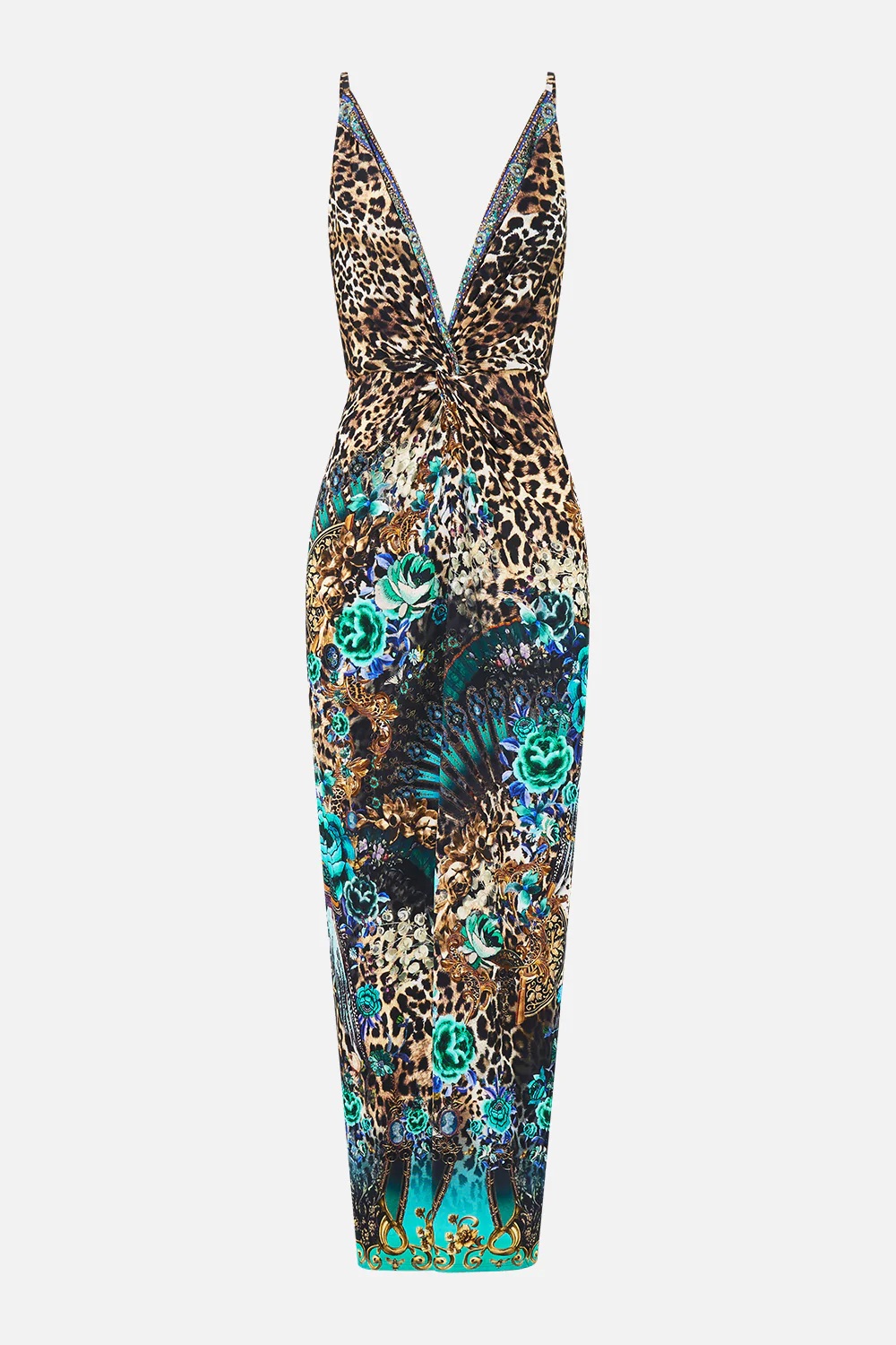 STRAPPY DRESS WITH TWIST FRONT FLAMENCO EUPHORIA - Image 3