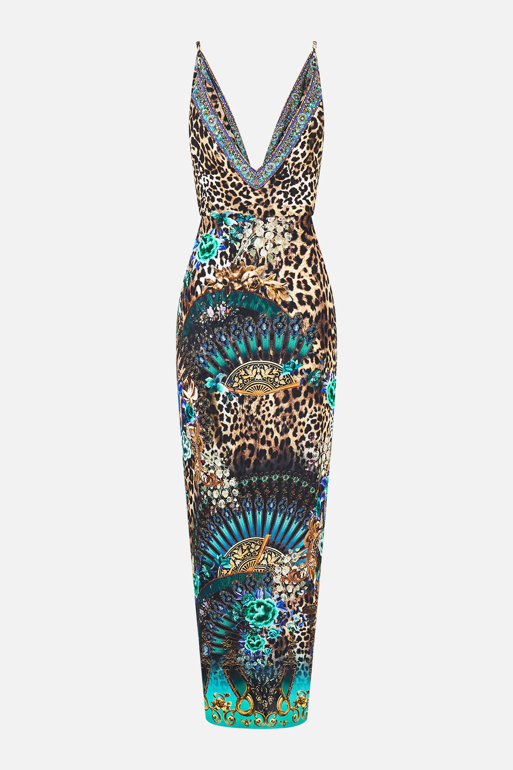 STRAPPY DRESS WITH TWIST FRONT FLAMENCO EUPHORIA - Image 7