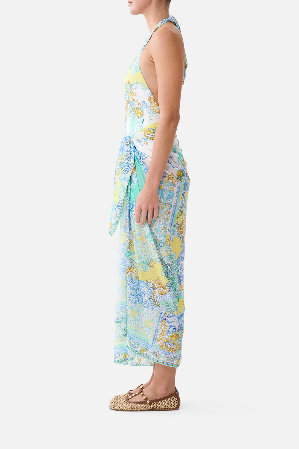 MULTI WEAR LONG SARONG DIAL UP THE TILES - Image 3