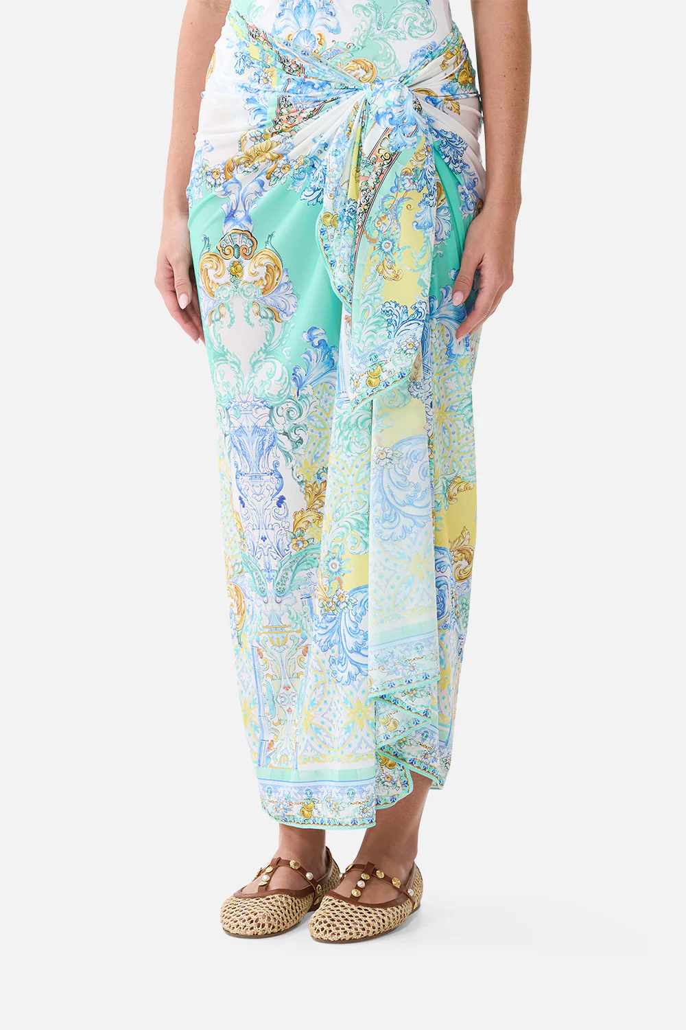 MULTI WEAR LONG SARONG DIAL UP THE TILES - Image 4