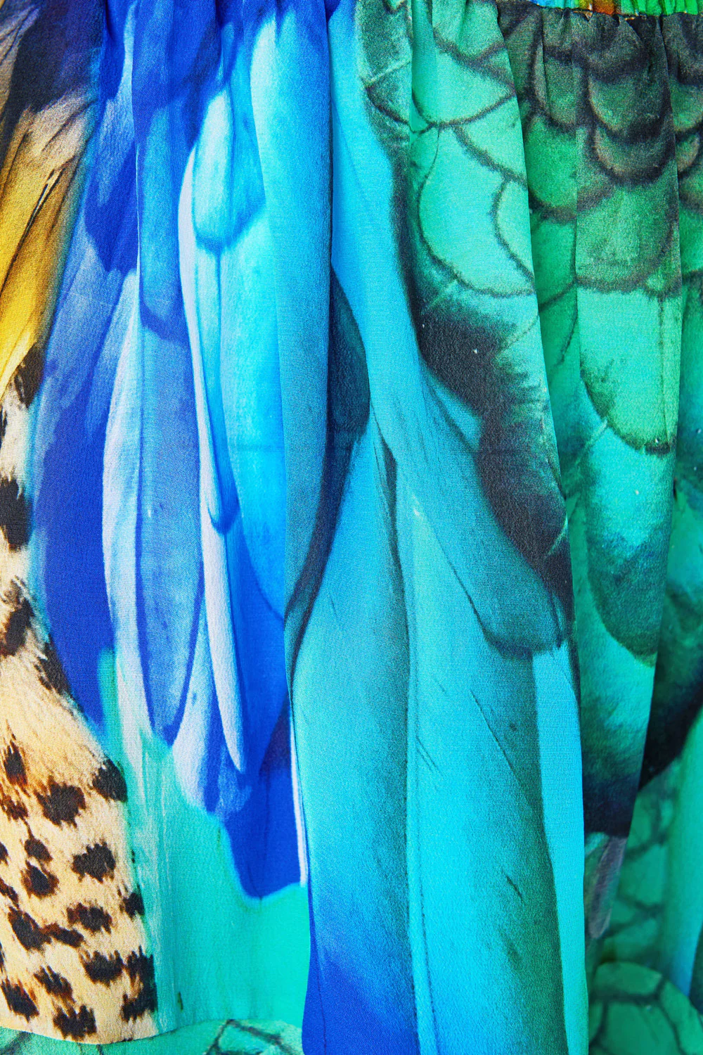 OFF SHOULDER SHORT DRESS JUNGLE FLIGHT - Image 7