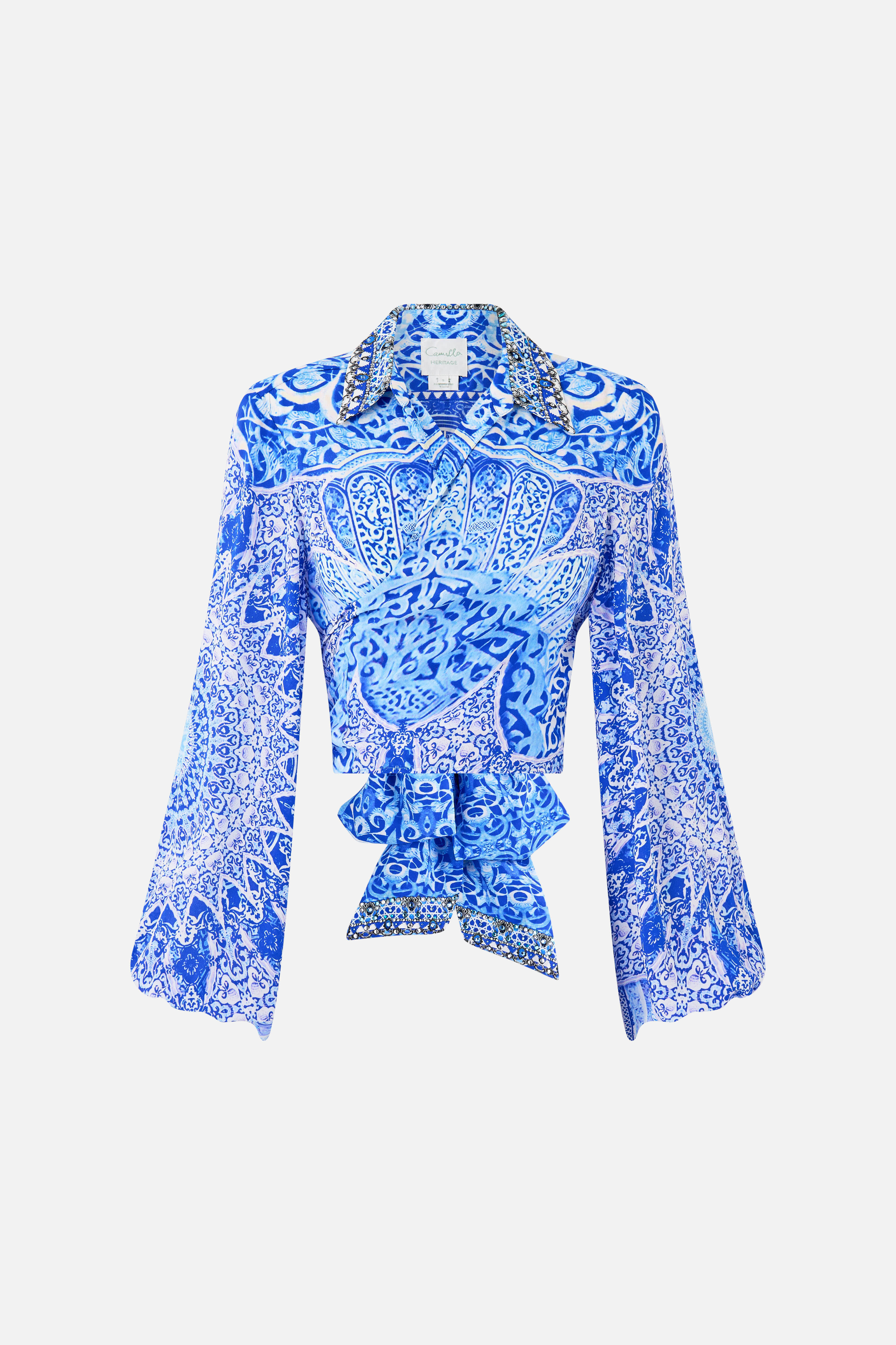 CROPPED WRAP SHIRT THE BOSPHOROUS - Image 3