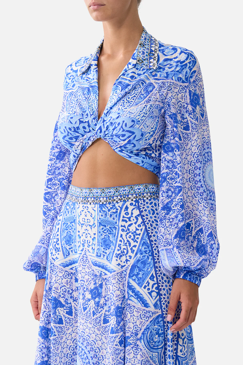 CROPPED WRAP SHIRT THE BOSPHOROUS - Image 5
