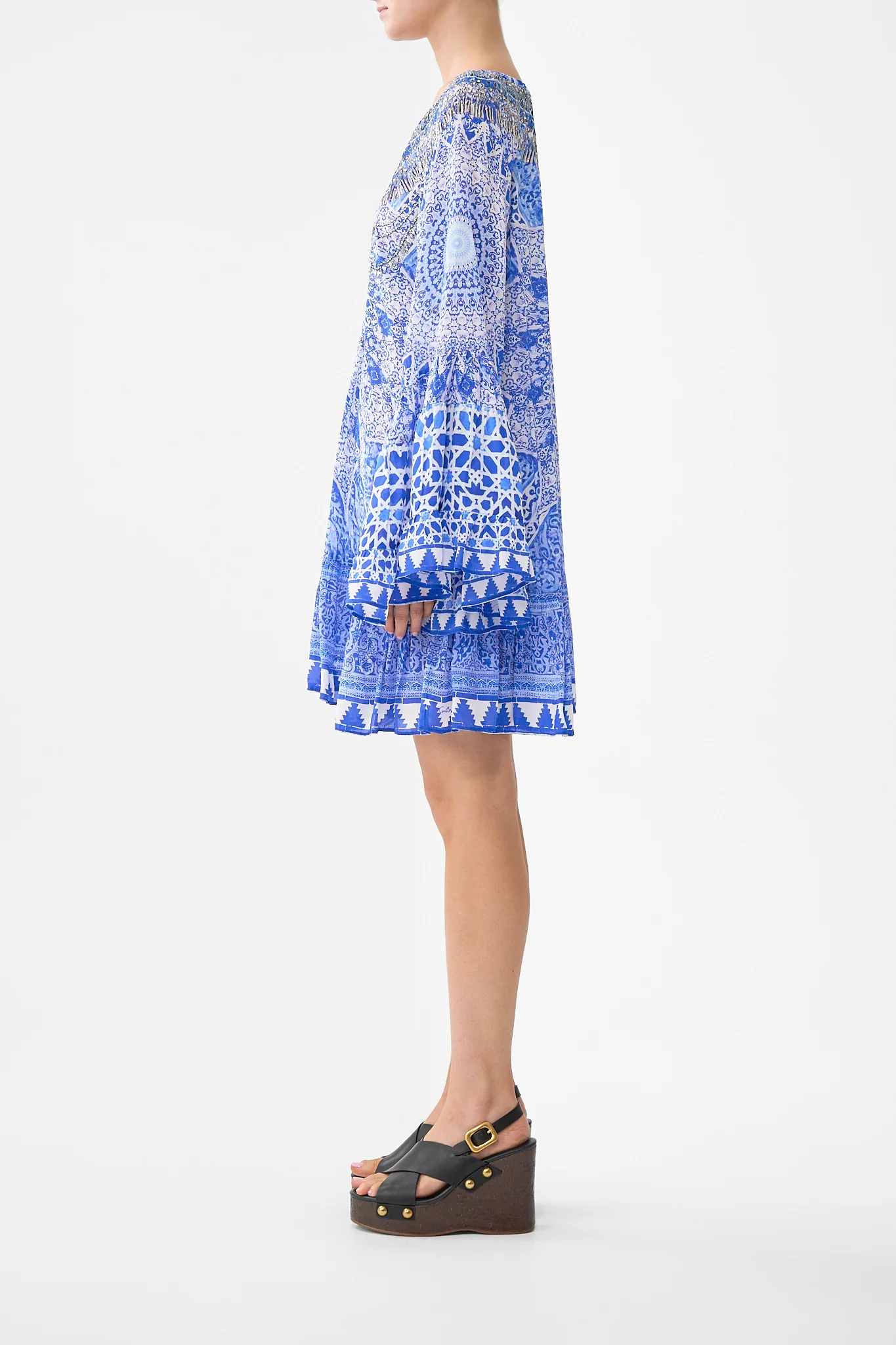 A-LINE FRILL DRESS THE BOSPHOROUS - Image 4