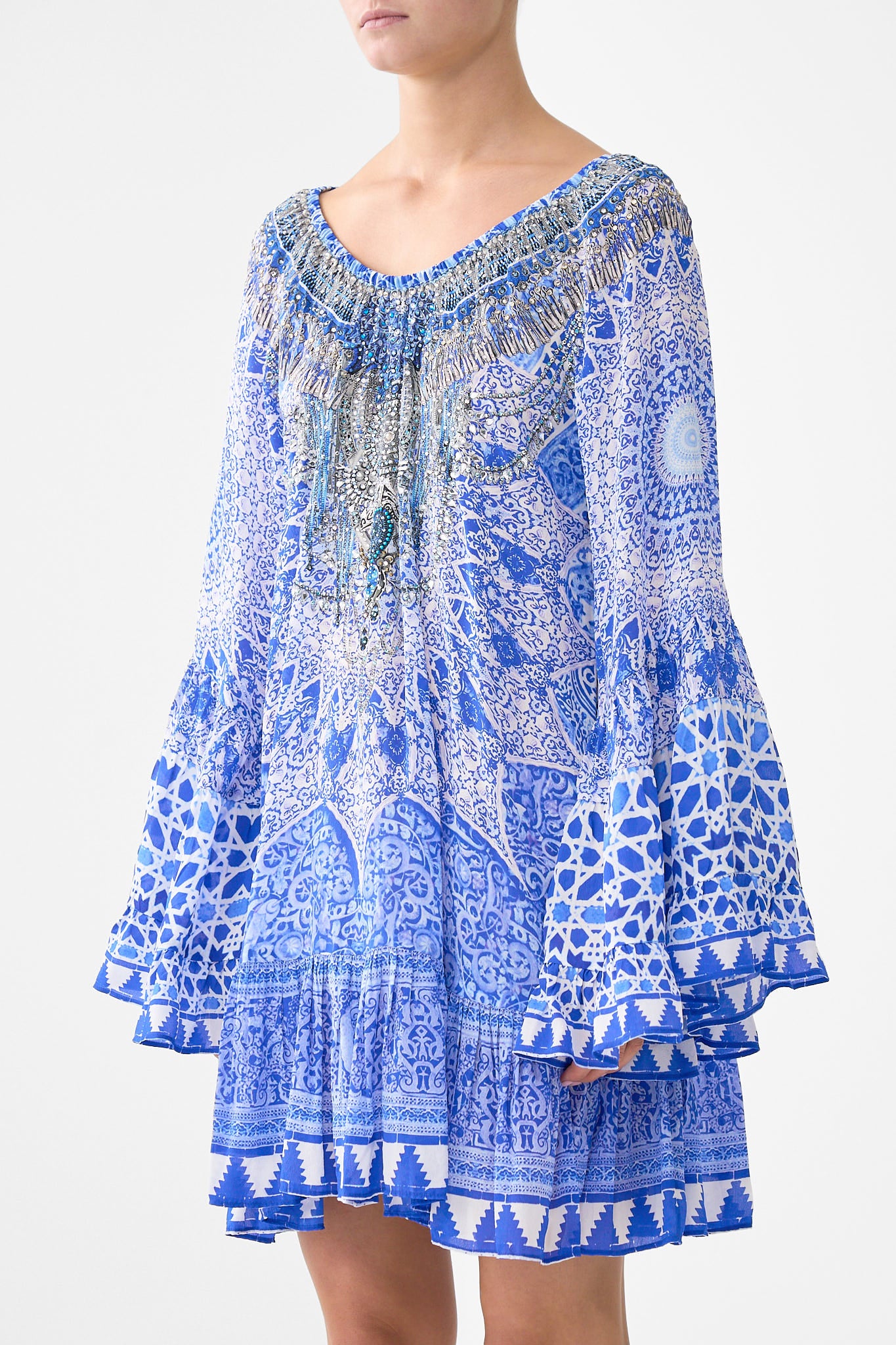 A-LINE FRILL DRESS THE BOSPHOROUS - Image 5