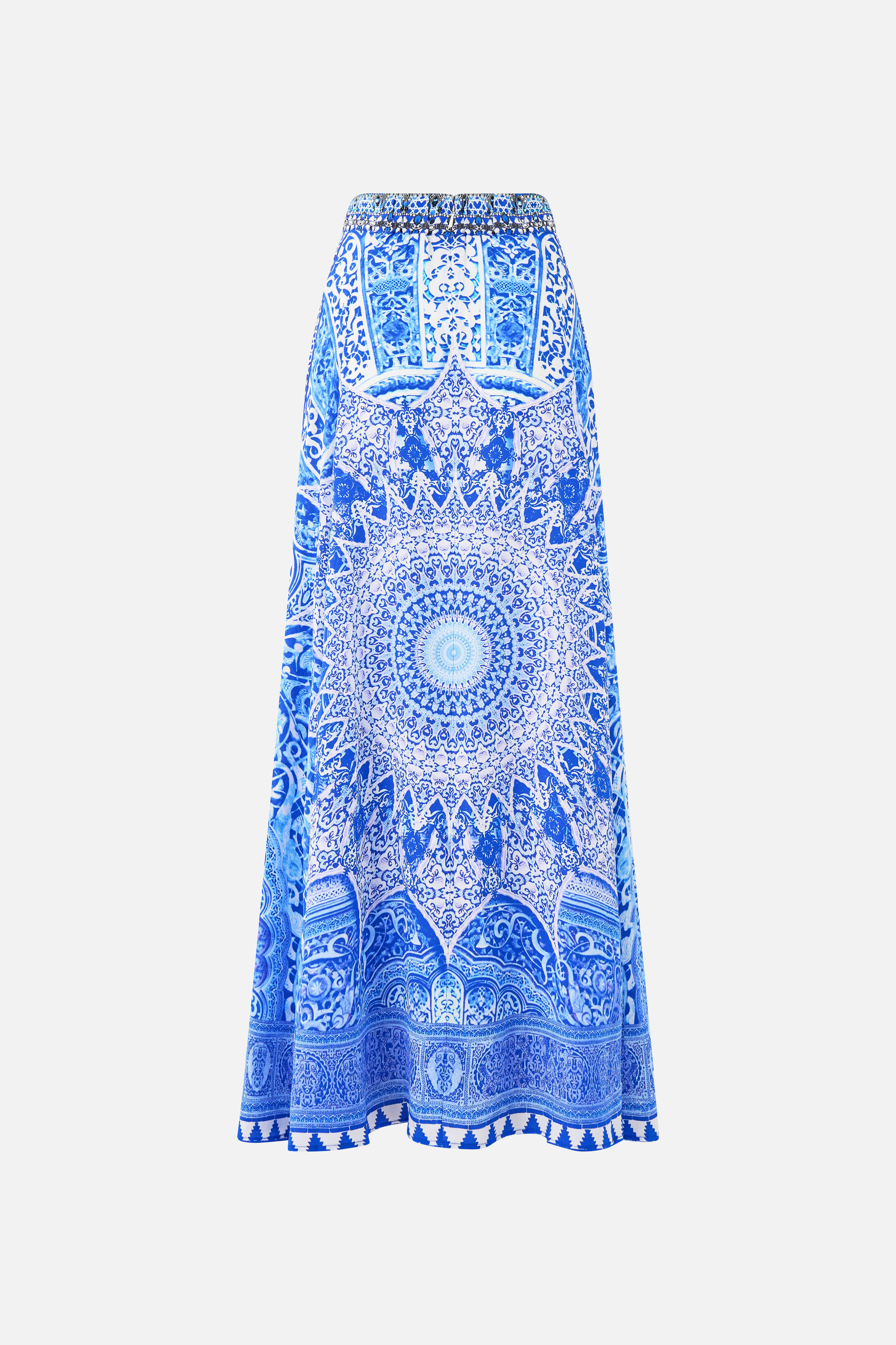 PANELLED FLARED LONG SKIRT THE BOSPHOROUS - Image 6