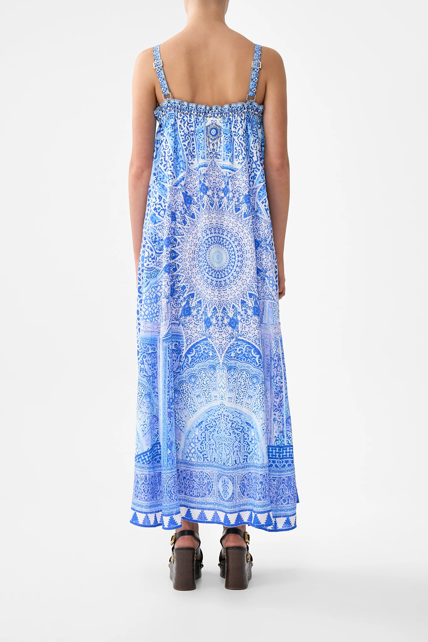 ELASTIC BODICE MIDI DRESS THE BOSPHOROUS - Image 2