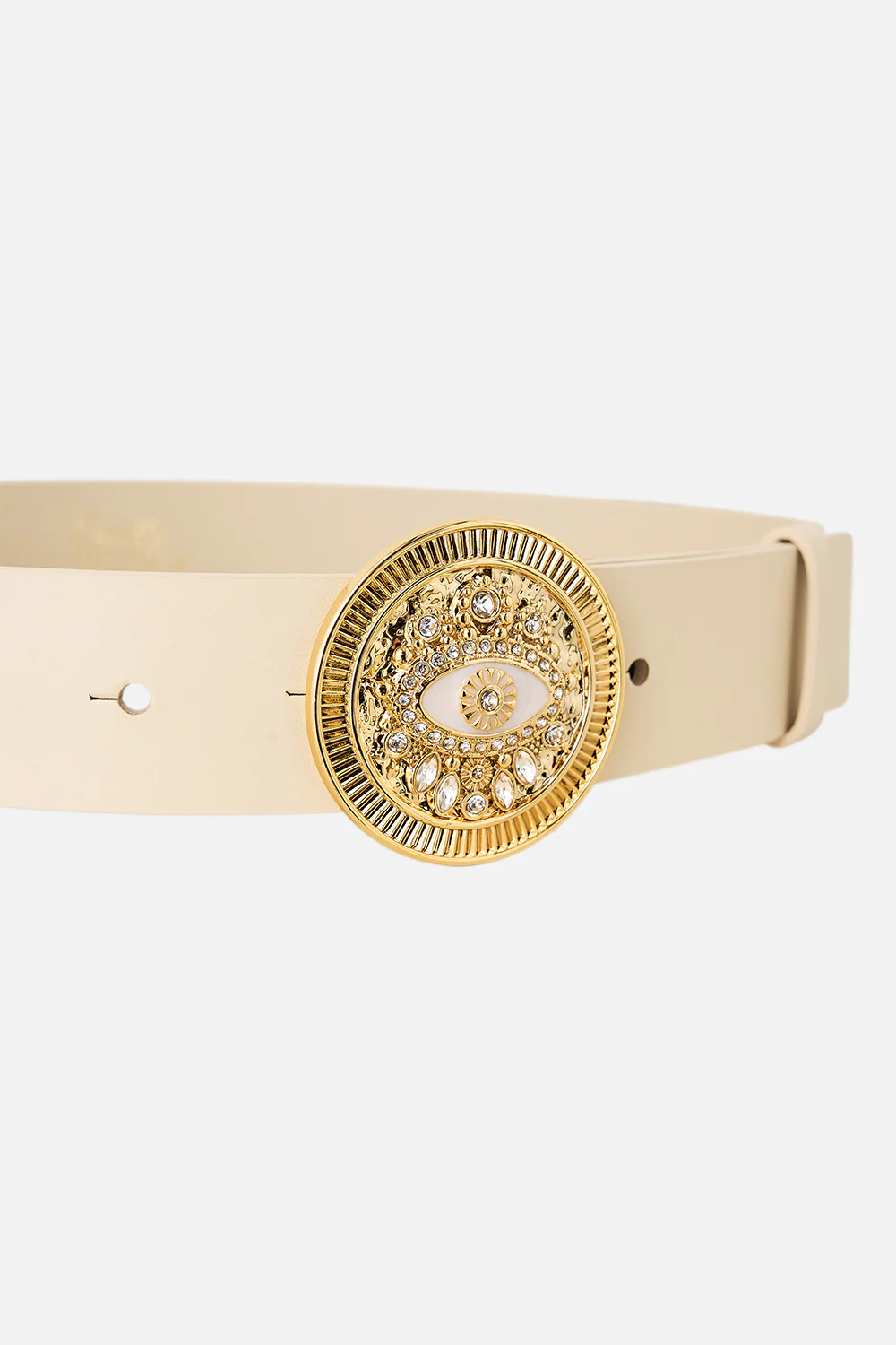 EVIL EYE BELT SOLID CREAM - Image 2