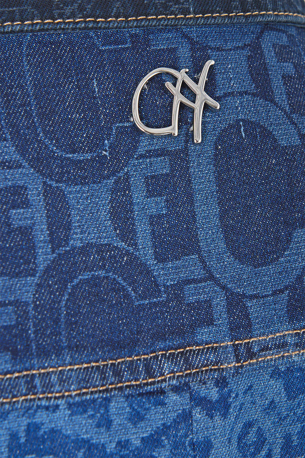 JENNA BELTED MINI DRESS DENIM - Image 7