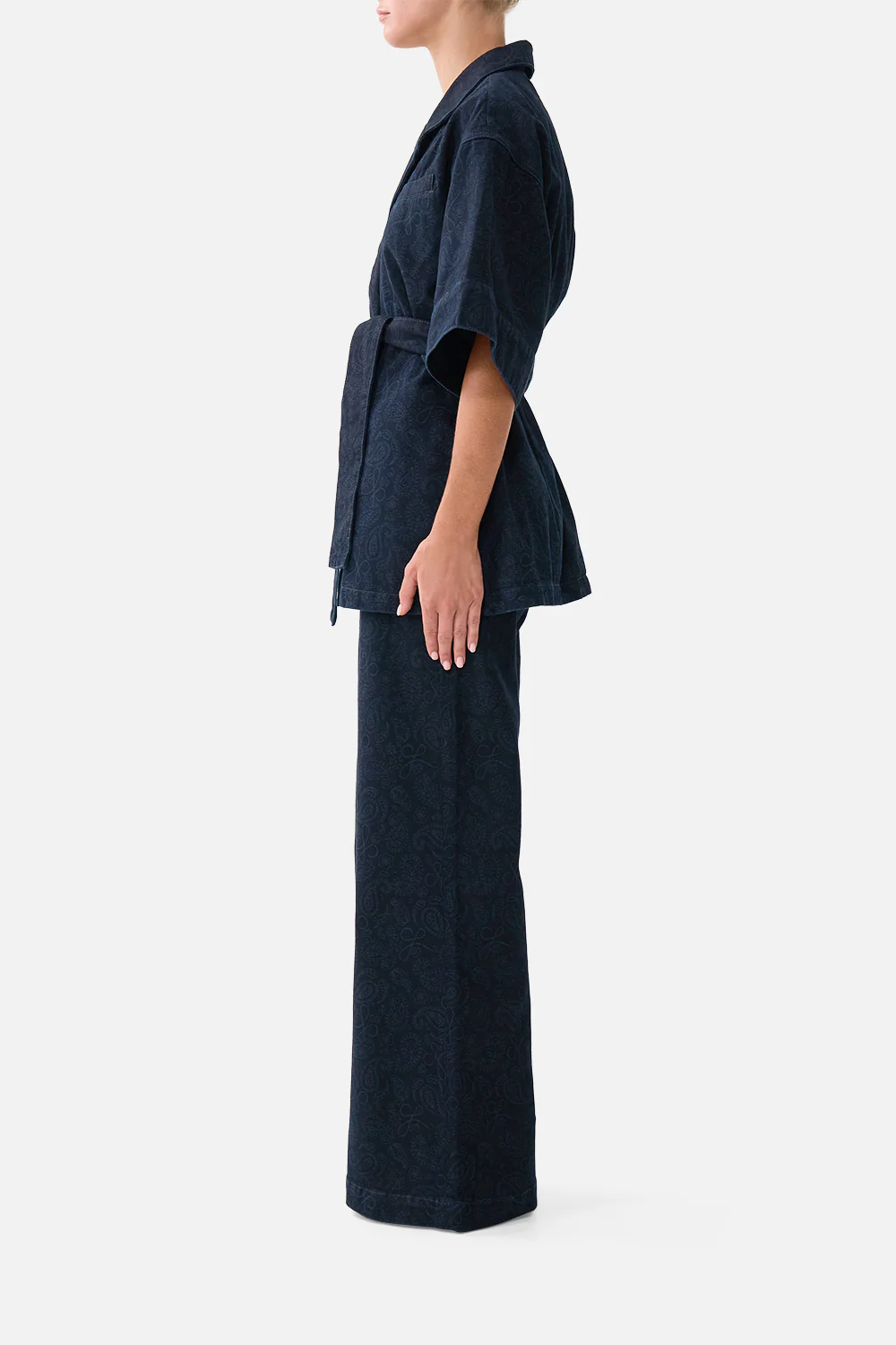 LALITA AZUL ARISTOCRACY SHORT SLEEVE JACKET DENIM - Image 4
