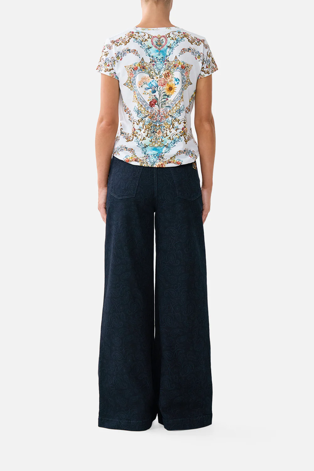JENNA HIGH WAISTED FLARE DENIM - Image 2