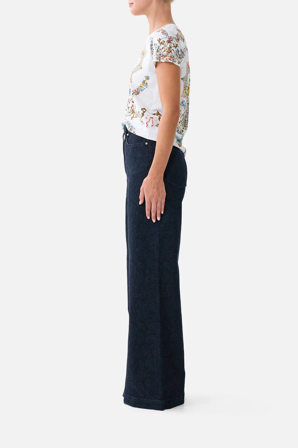 JENNA HIGH WAISTED FLARE DENIM - Image 4