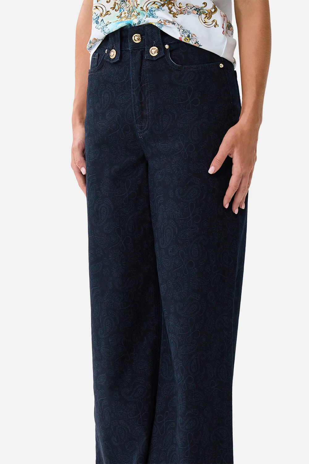JENNA HIGH WAISTED FLARE DENIM - Image 5