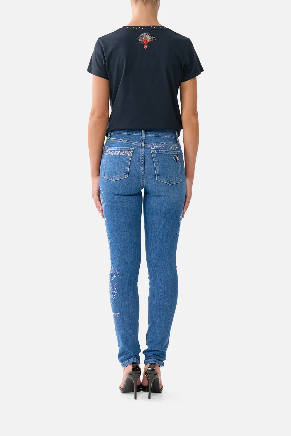 RIYEKA AZUL ARISTOCRACY SKINNY JEAN DENIM - Image 2