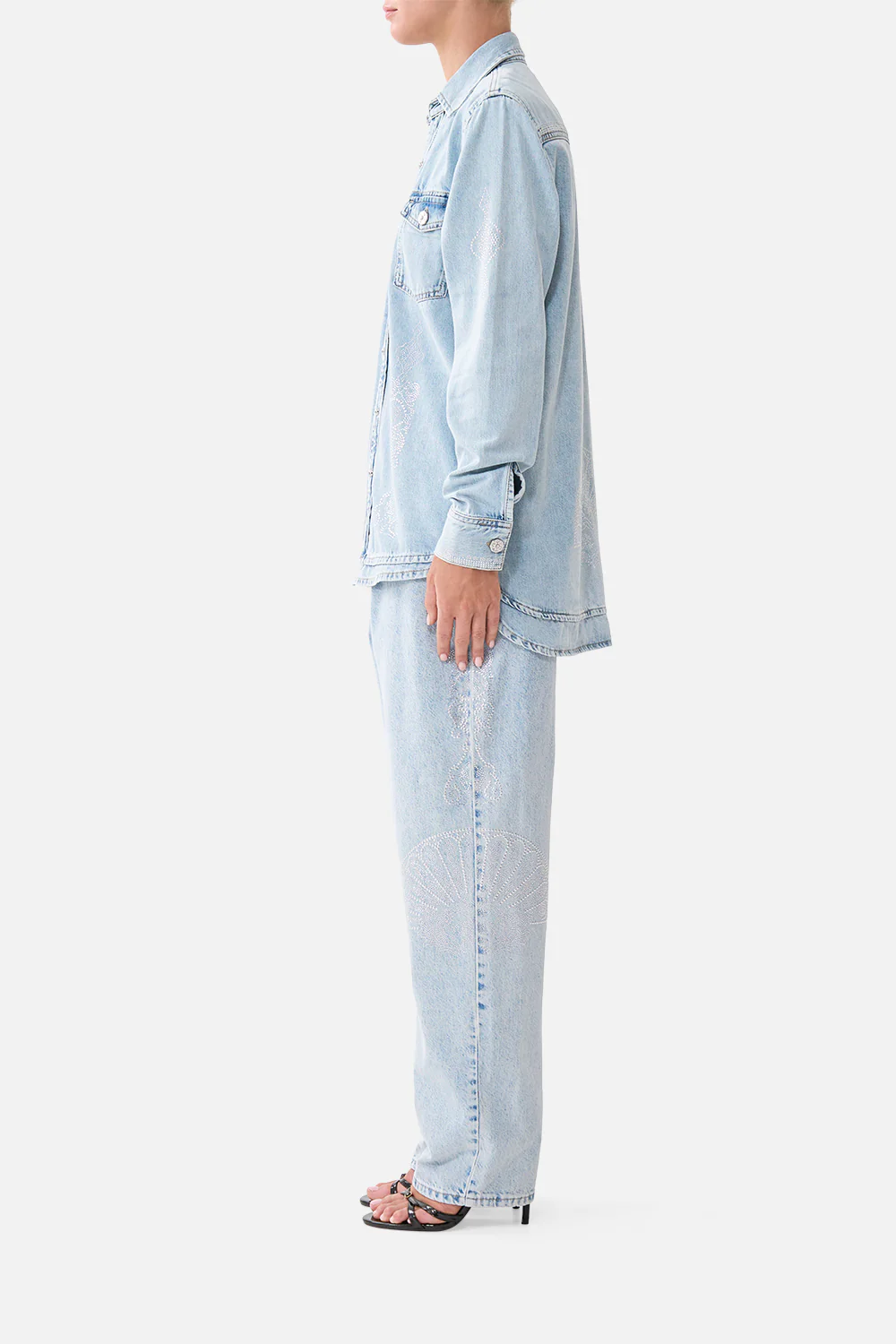 SOPHY RELAXED SHIRT DENIM - Image 4