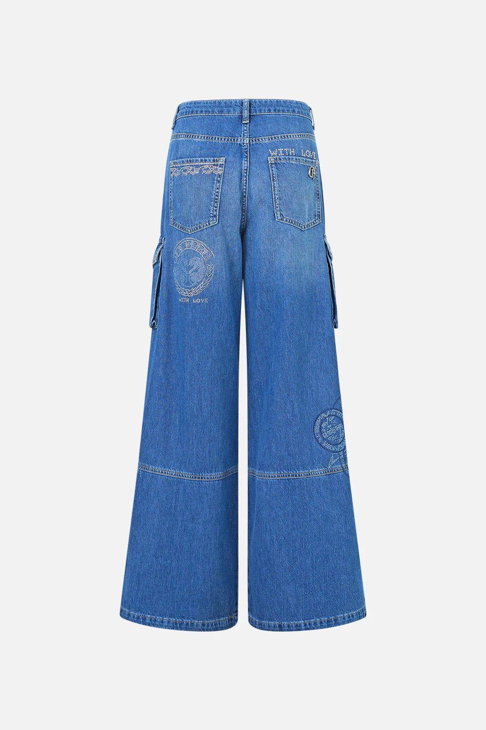 WIDE LEG CARGO JEAN DENIM - Image 6